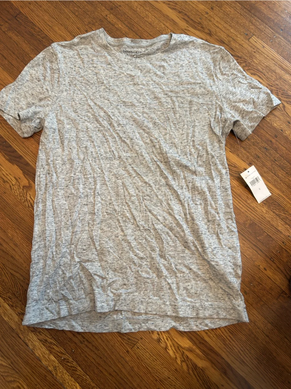Banana Republic Heather Gray Short Sleeve Men's Tee